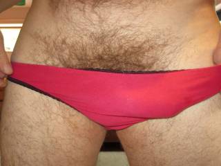 they look great and by the looks of that wet spot I would say they have your cock very excited