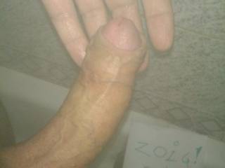 I'd suck it clean....in or out of the shower.  MILF K