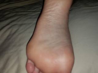 Close up of my wife's beautiful foot.