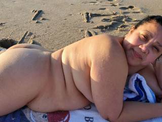 Nude beach fun. Would anyone look my way??