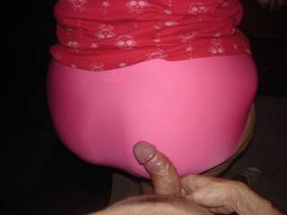 a bit of panty play with her big sexy ass!