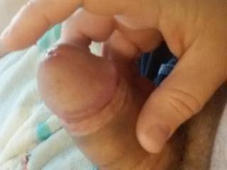 Precum starting to ooze love to play with it. Let me know if you like to do it too