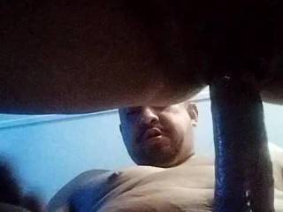 Stuffing this fat cock in her tight pussy