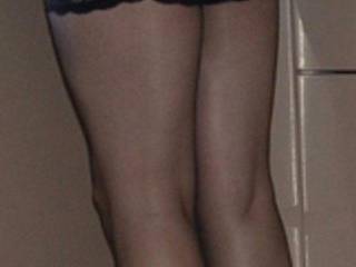 New stockings so lovely to wear.... trousers or no trousers under the dres?