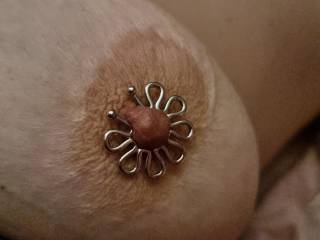 New nipple clamps on for the first time