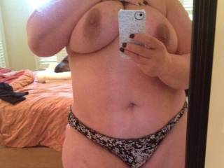 Body shot in mirror