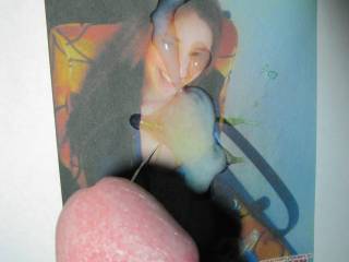Look at the warm sticky mess I made all over your face and naked tits, Brittsuza. Who wants to lick my dick clean?