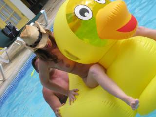 Definitely not a chicken!
Would love to be your pool boy ;)