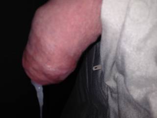 soft cock dripping