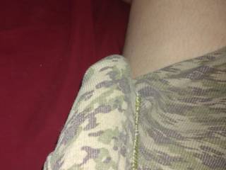 Showing my cock through my boxers