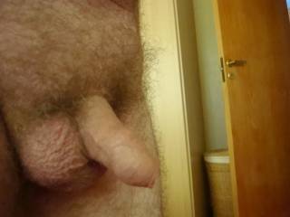 I want to take that in my mouth and gentle suck him hard then trace my tongue all over your cock and balls