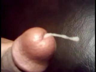 It's always fun watching thick cum gush out of a bulging cockhead. Making it shoot in slomo just gives more time to enjoy the show.