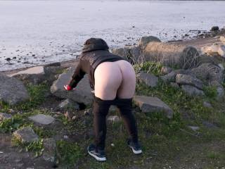 Another bum shot on the trail
