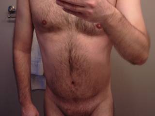 squeaky clean just out of the shower, who wants to get dirty and have some fun in the shower?