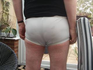 My ass accentuated by my tight white football shorts for all you guys and gals ass lovers out there!!!