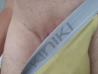 Shaved and horny who wants to pull these down for some fun ?