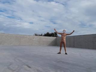 I love being naked outdoors. Here I am in a construction site. Where have you been naked outdoors.
