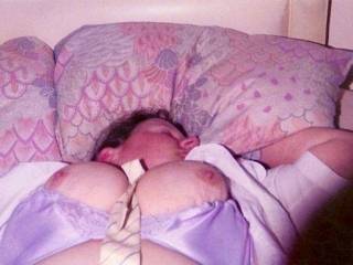 this was in 1985 I was dressed as a schoolgirl and used by 2 coloured guys all night my hubby thinks its so innocent and sexy, he loves my pert nips