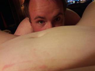 He's so cute with his face in my pussy