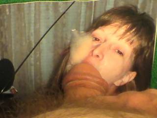 I got a request to cum on dag69's photo. You should watch her deep throat videos, amazing!