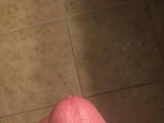 At a hotel and had to blow this load. Got a massage and she rubbed my balls but would not jerk me off. I edge my load for two hours before I released it. It felt so good and I loved to watch the spurts of hot cum shooting out of my hard cock.