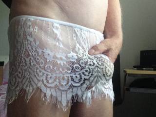 Lacy frilly knickers for a summery day