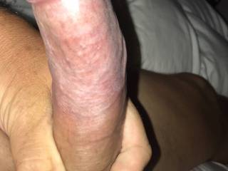 Woke up and missing my sexy hot wife who´s working. Have to wait till evening to give her some cock and warm seed.