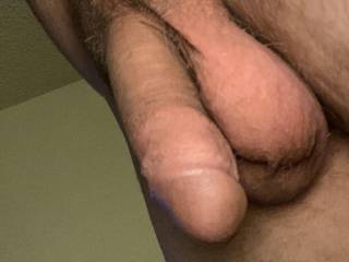 Wait until you see him after growing ..when my cock is throbbing to cum