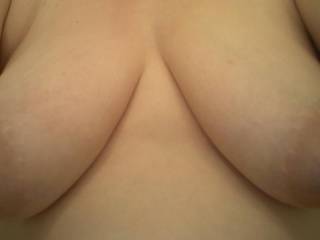 Are you kidding? I would LOVE to stick my face and cock between them! Awesome tits!