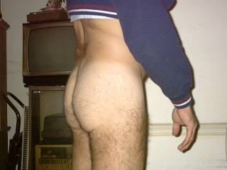This is my butt taken in winter time .Thought women would like to see that at 46 it\'s still pretty firm.