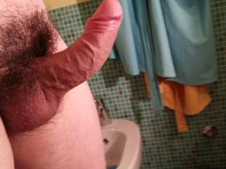 Your curvy thick dick looks perfect for hitting hard the bottom of my wet pussy...