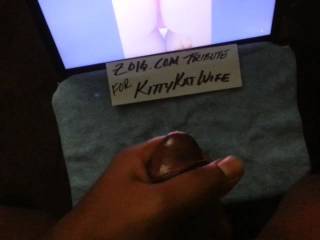 kittykatwife told me that she liked my cock.  Had to do a special tribute for her.  She sent me some pics and I put this together.  I hope she likes this.