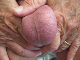 Very nice pair of balls. 
Lots of sperm for your hot sexy lady's fertile womb!