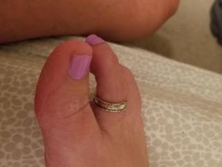 Sexy Feet with Toe Ring attached...