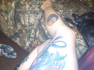 Just taking a good shot of a few of my tattoos