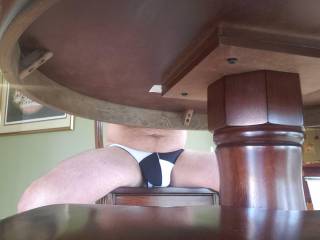 Bulge under table