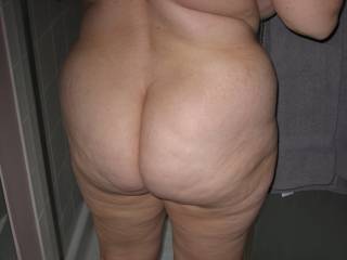 OMG....! What a marvelous ass you have... With pleasure I'd spank & kiss your big ass... All day & night...  ;)