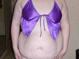 A new outfit I got her...She thinks shes too fat to wear it...