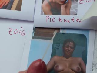 I´m cumming on picfucker - my tribute for her! Flying cum for her!
