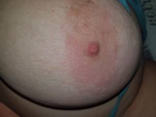 My wife has nice tits don't you think
